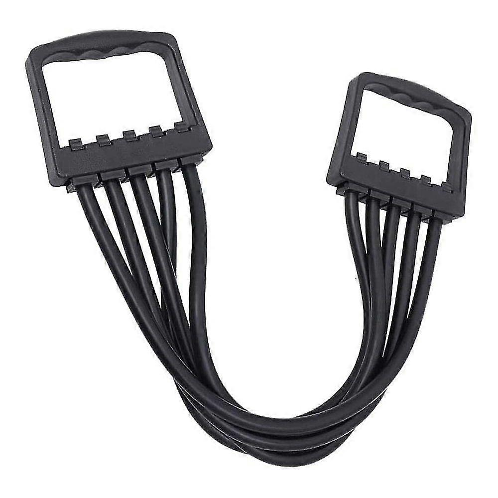 Fitness Chest Extender, 5-detachable Elastic Tubes, Fitness Cable Exorciser, Adjustable Chest Expander