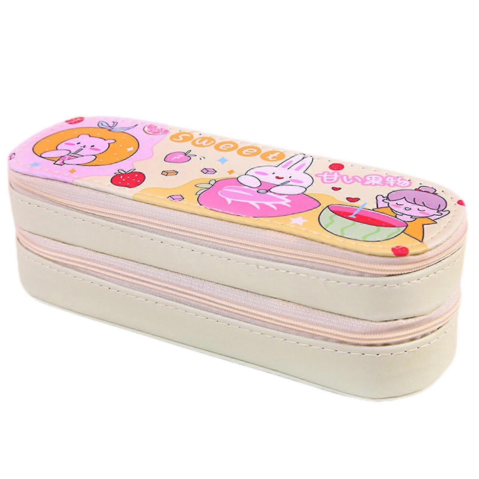 hmwy-student large capacity student stationery pencil case pen bag pouch