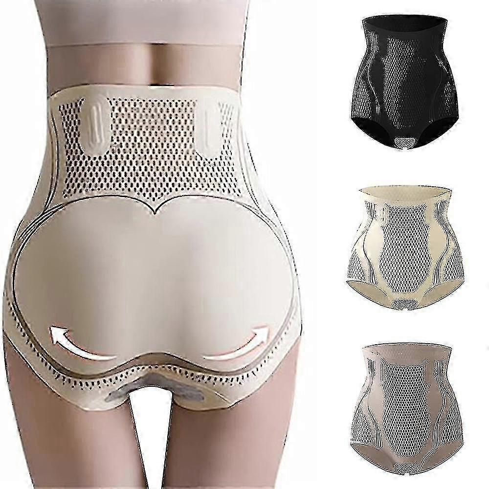 משי קרח יון סיבים תיקון עיצוב מכנסיים, בקרת בטן הרמת ירך תחתונים חלק בלתי נראה להרזיה תחתונים מחטבים