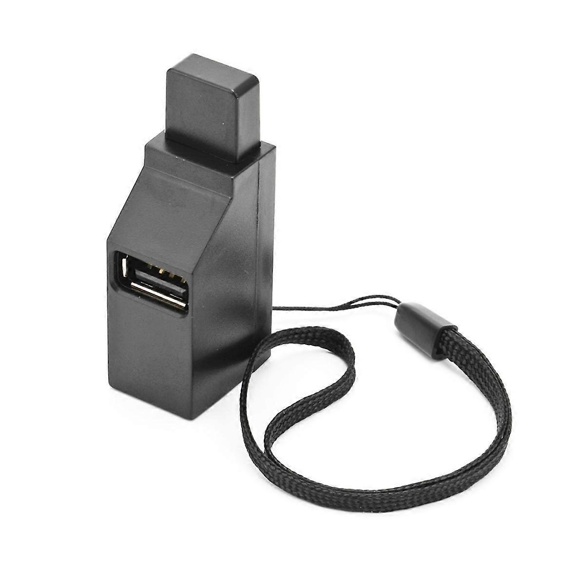 Portable Multi-Interface Hub Splitter USB3.0 High-Speed Hub Black