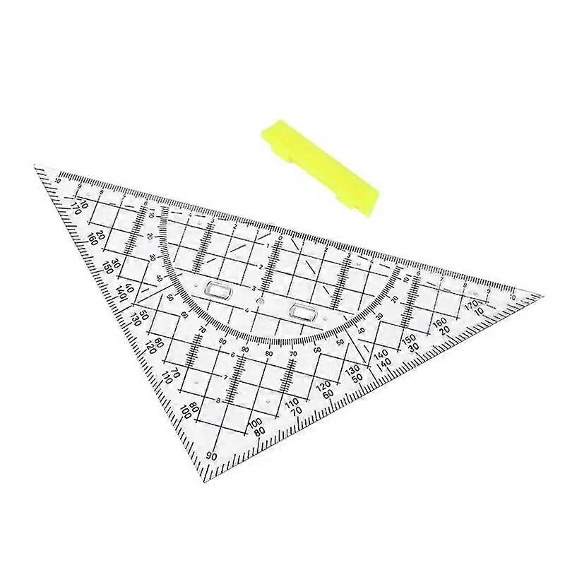 Triangle Ruler For Drawing Triangle Geometry Drafting Tools 22cm Math Protractor School Ruler For Patchwork Sewing Cutting