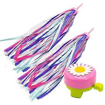 1 Paar Kinder-Regenbogen-Fahrrad-Streamer für Mädchen Jungen, 2 Stück 10 "Kinder Bunte Fahrradlenkergriffe Quaste Bänder-Yvan