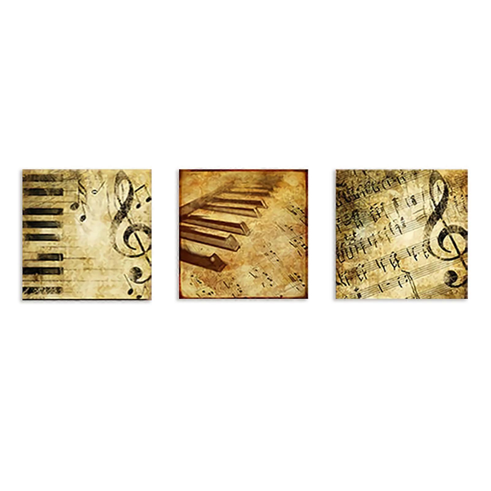 Canvas Wall Art for Living Room Set of 3 Decorative Painting Art Vintage Posters