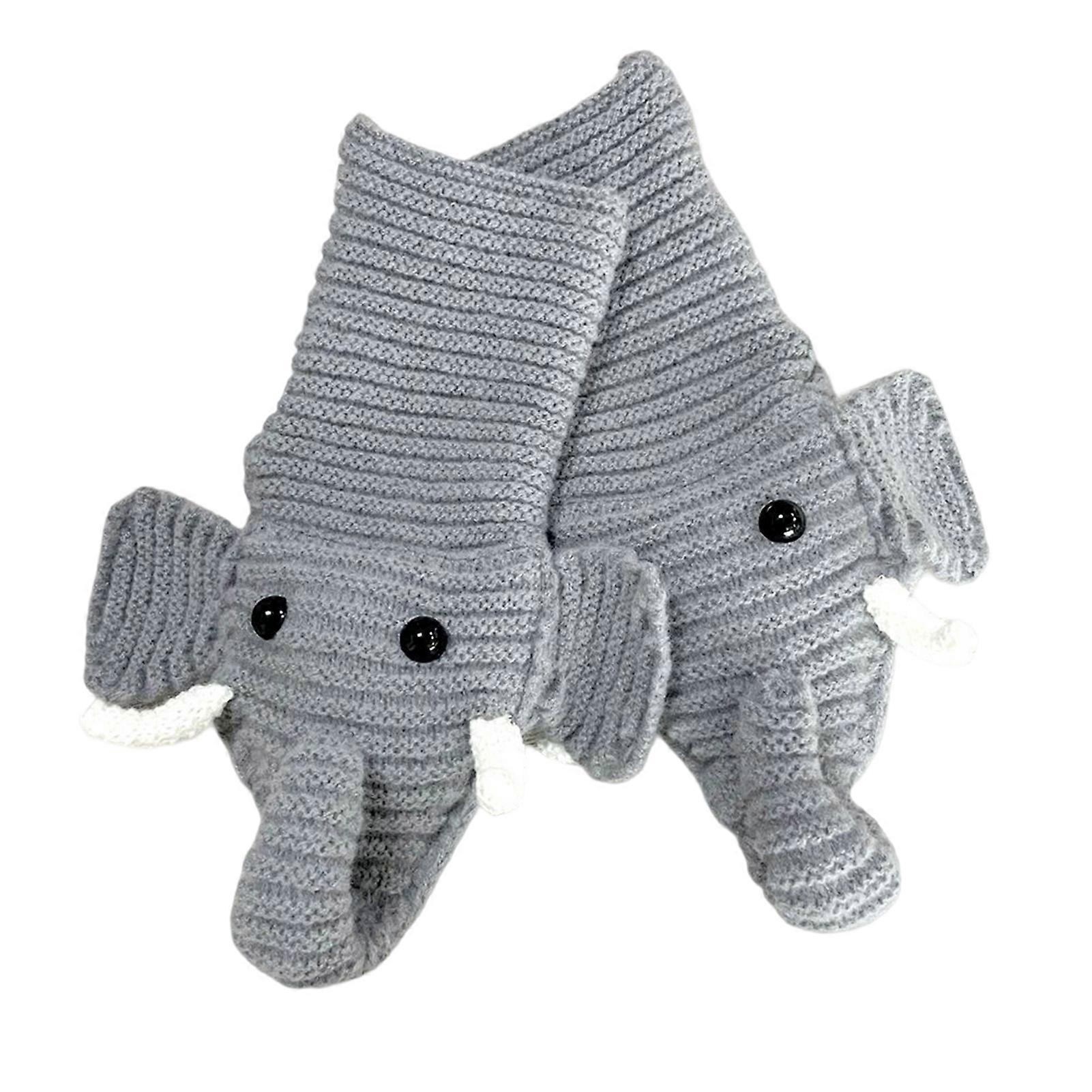 Cartoon Knitted Gloves Warm Cute Convertible Flip Top Winter Fingerless Gloves
