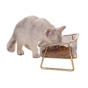 Pet Elevated Feeder Bowl Raised Stand Dog Cat Bowls Food Water Bowl Single Bowl