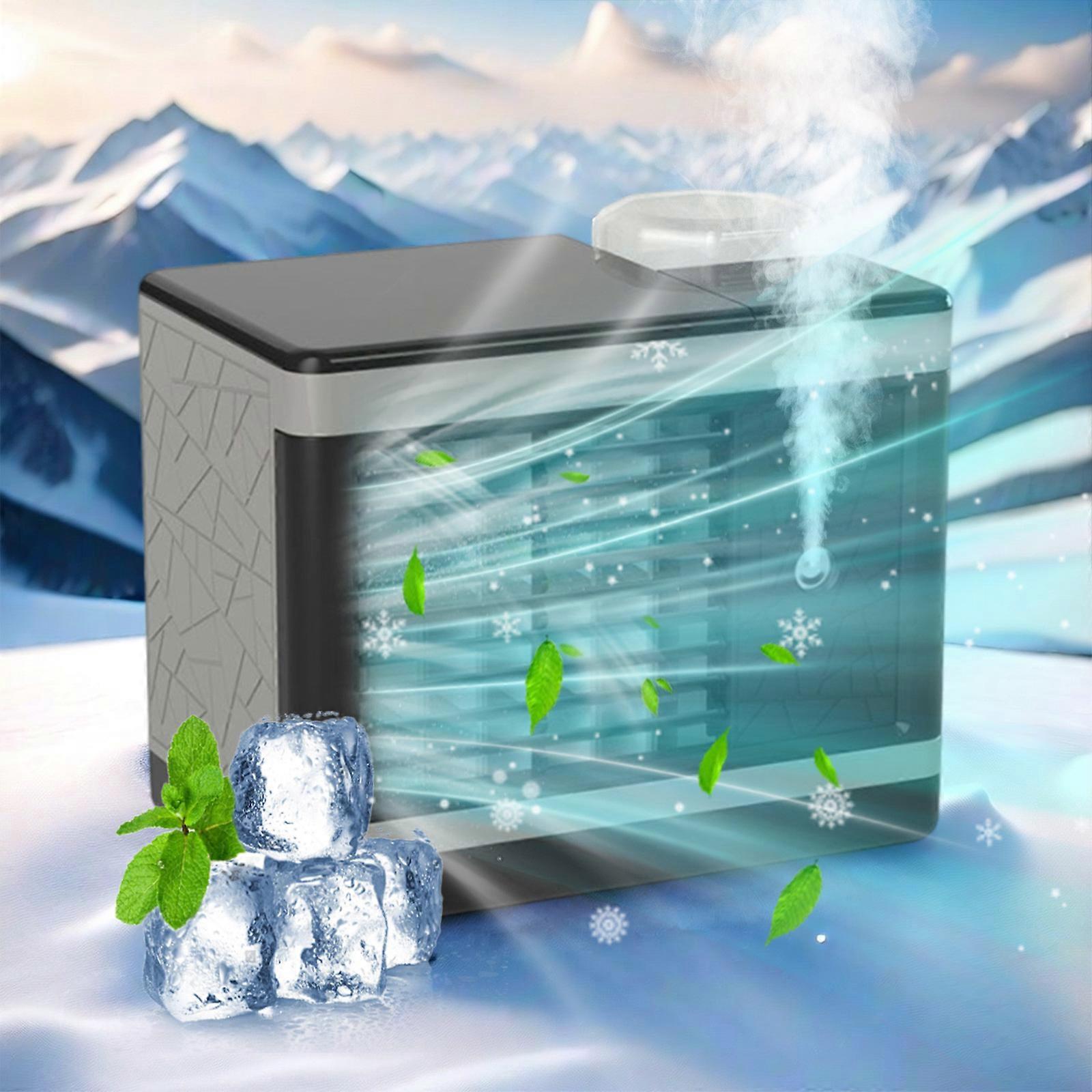 ثلاجة صغيرة محمولة مكتب منزلي صامت مروحة ثلاجة سطح المكتب FLYE241358