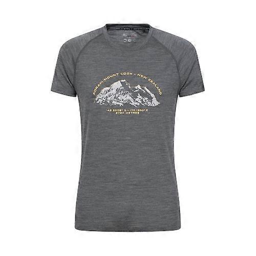 Mountain Warehouse Mens Quest Printed Merino Blend Thermal Top
