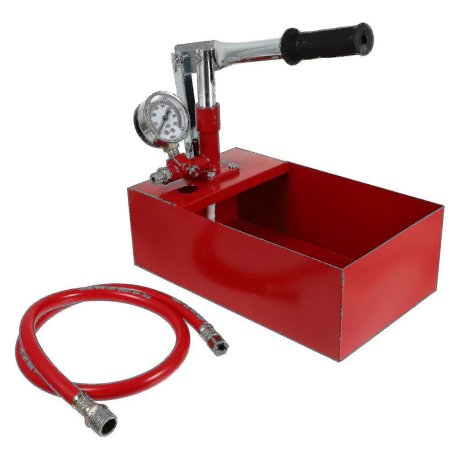 25kg Copper Water Pressure Test Pump Hand Pump Test Tool Hydraulic Testing Tool (pipe Random Color)