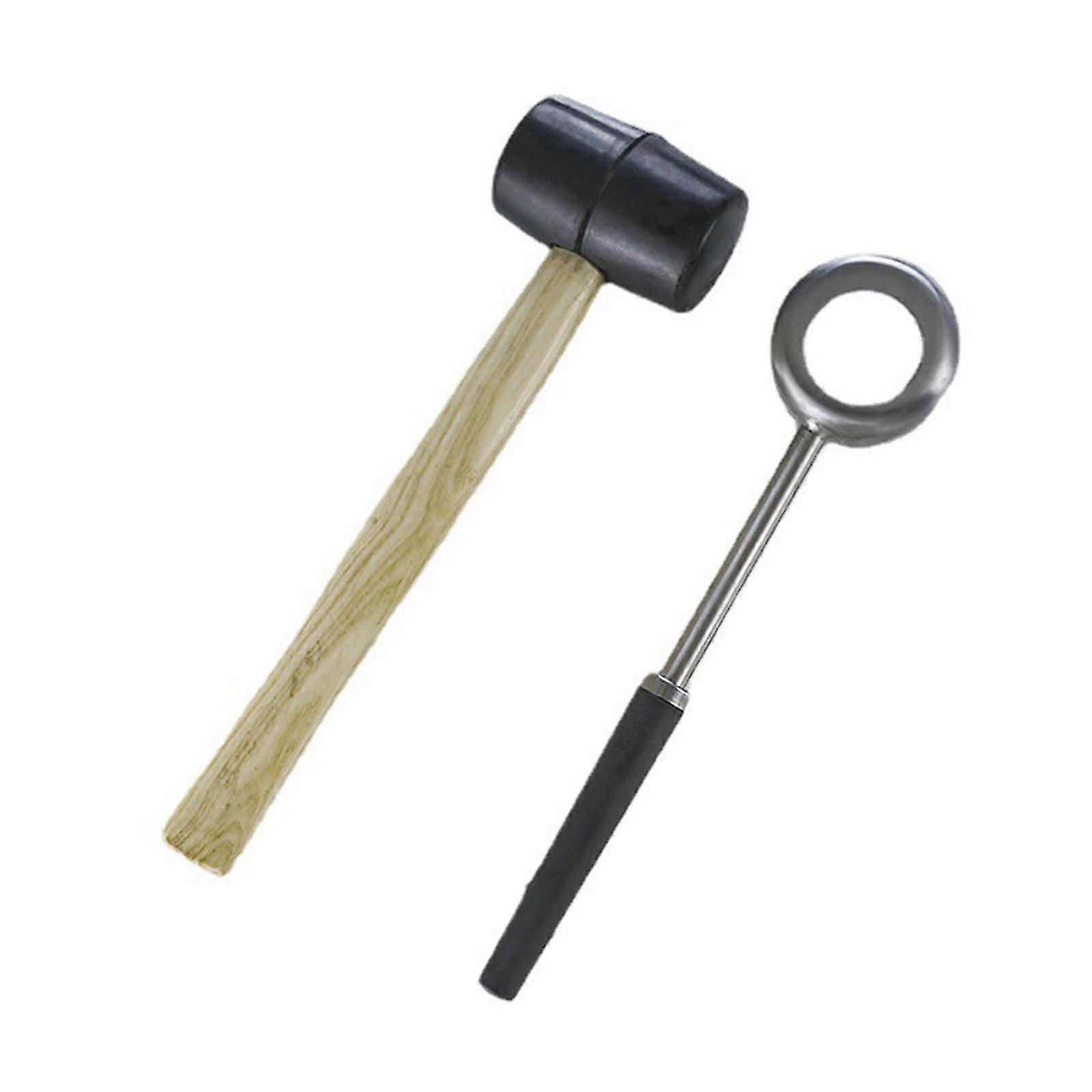 Coconut Opener Tool Set Safe Easy To Use Coconut Opening Tool With Hammer