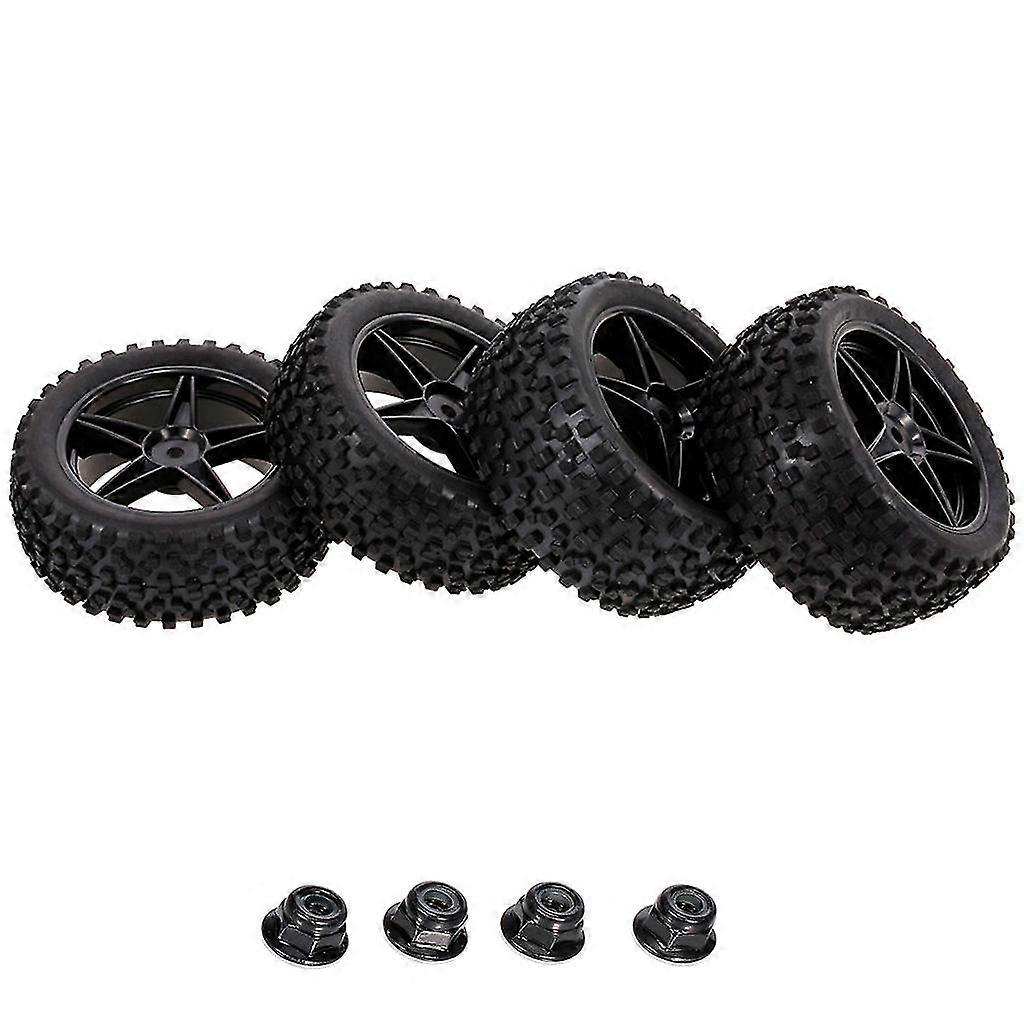 Remote Control Car Rubber Buggy Tires Wheel Tire 1/10 Upgrade Parts