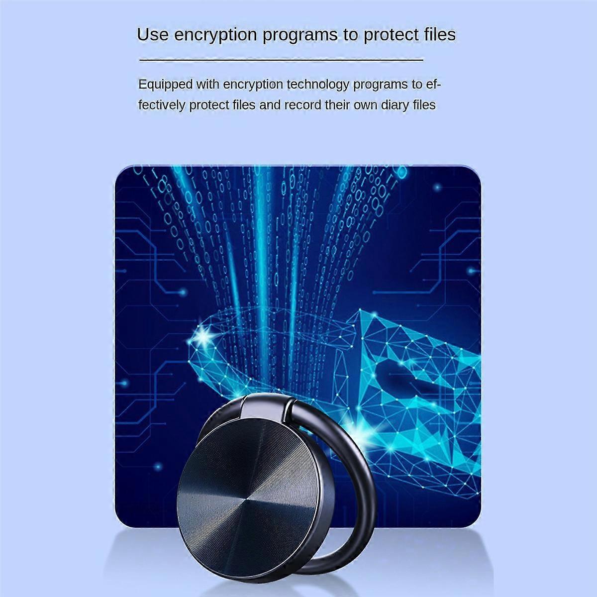 Mini Digital Voice Recorder Keychain Smart Voice Audio Sound Recording Pen Intelligent Noise Reduct