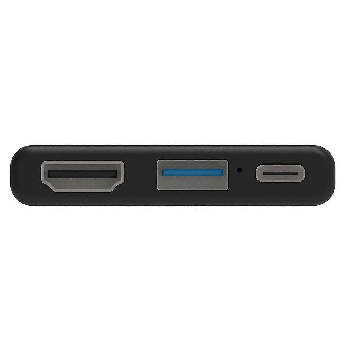 3 in 1 Switch Hub USB3.0 Switch Base Docking Station Type-C to HD Screen Projector Converter for Sw
