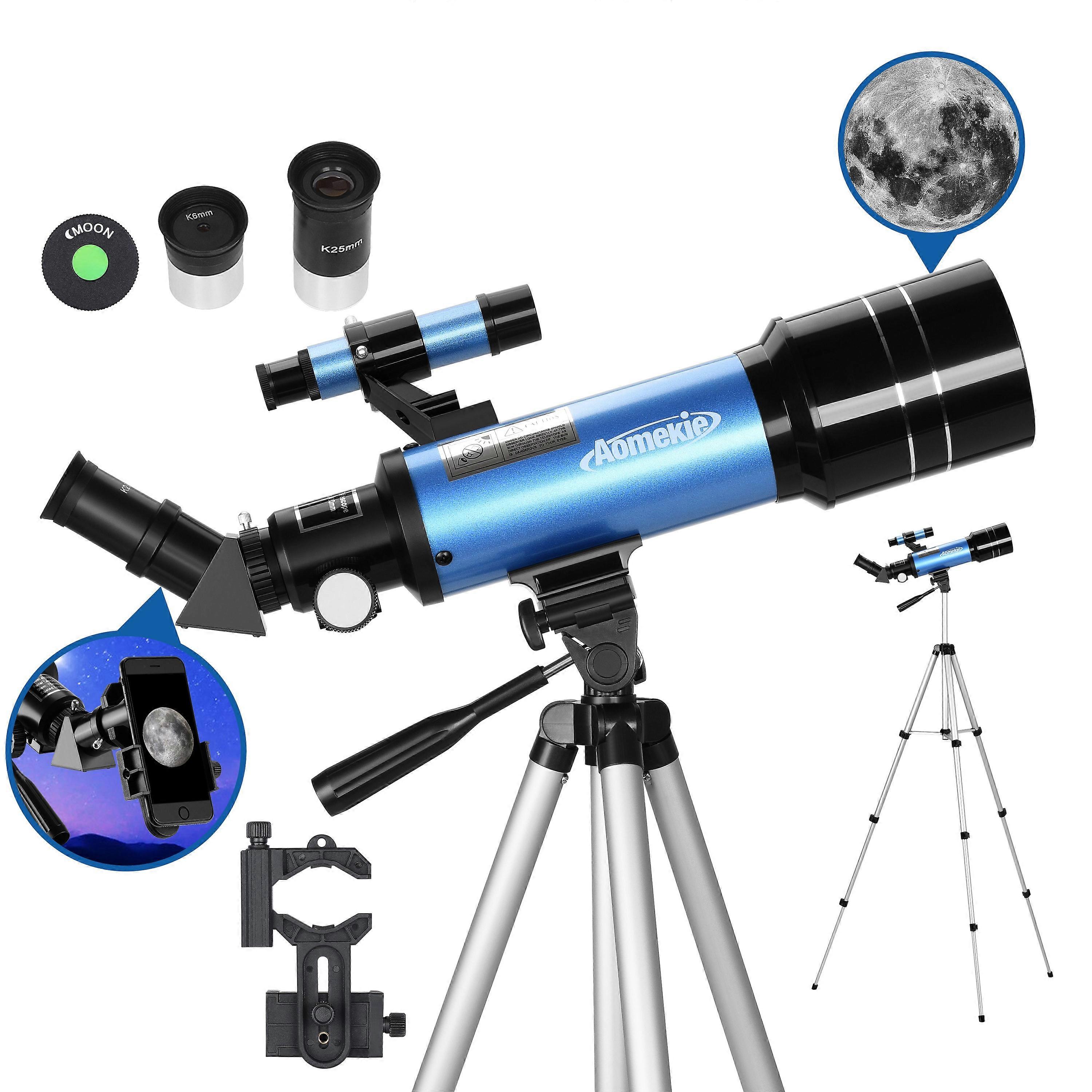 F1183858.27inch Telescope Astronomical Monocular With Tripod Refractor Spyglass Zoom High Power Powerful For Astronomy Space
