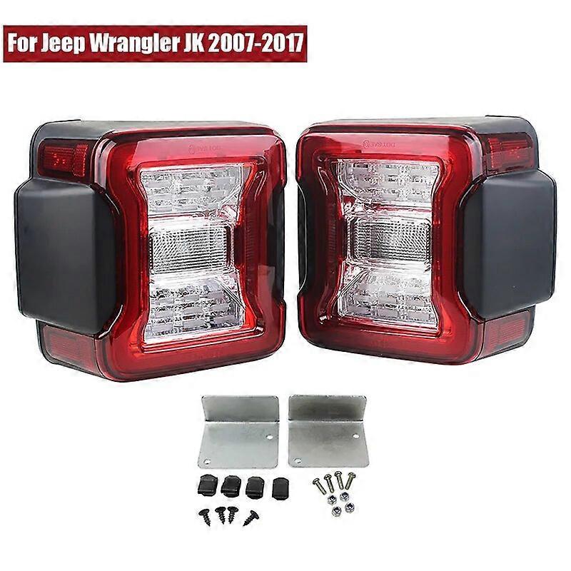 Lâmpada traseira modificada LED de alta qualidade Acessórios para carros LED Running Reversing Light Fit para Jeep Wrangler JK US EU Versão 2007-2017