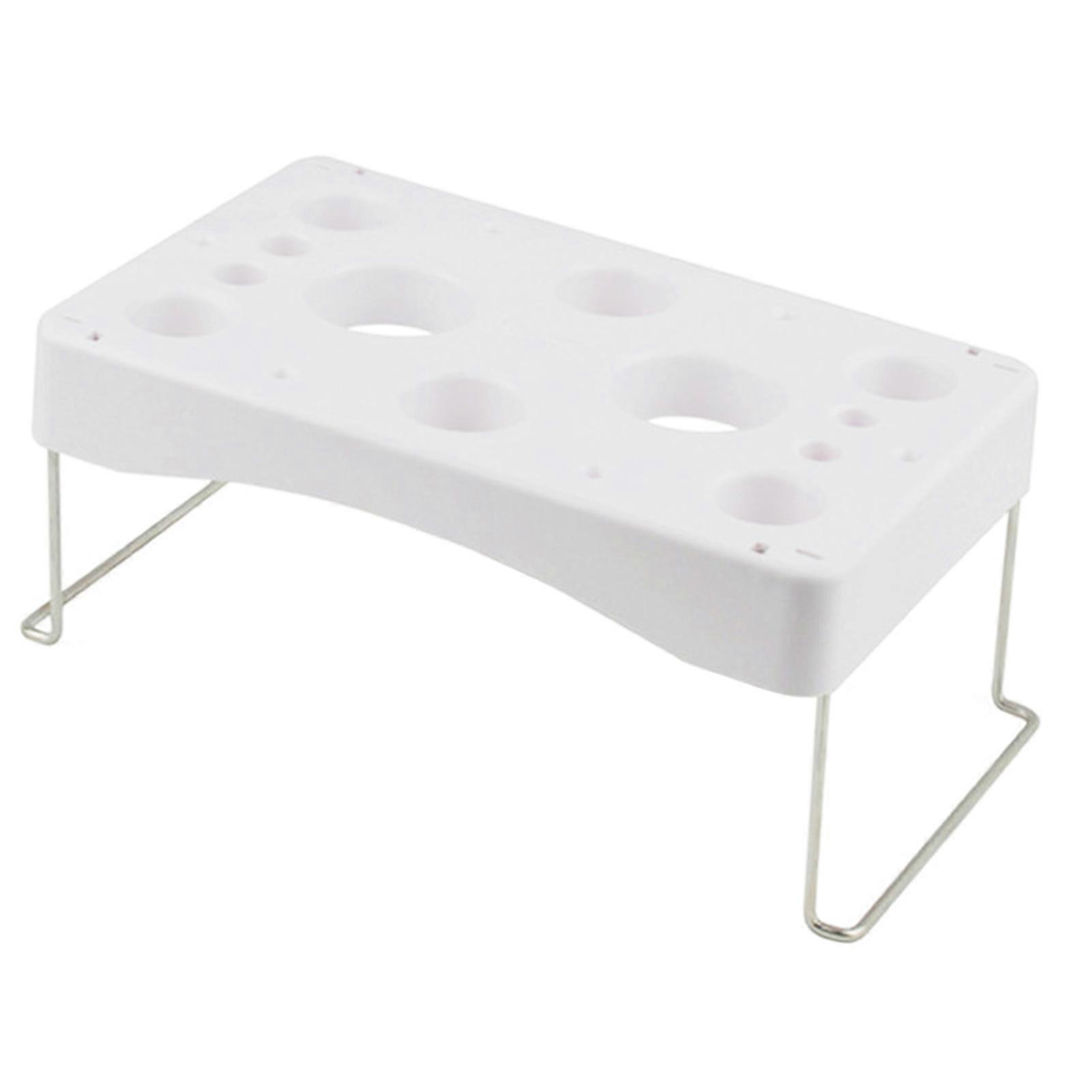 Piping Bag Shelf Foldable Multi Holes Detachable Good Bearing Capacity Space-saving Placement DIY Kitchen Pastry Decorating Tip Bag Stand for Bakery K