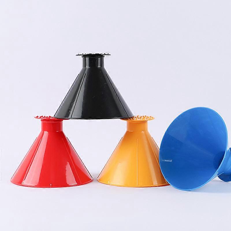 Ice Scraper for Car, 4 Pieces Detachable Snow Scraper Round 2 in 1 Magical Portable Plastic Snow Shovel Durable Scraper Tool for Cleaning Ice Snow