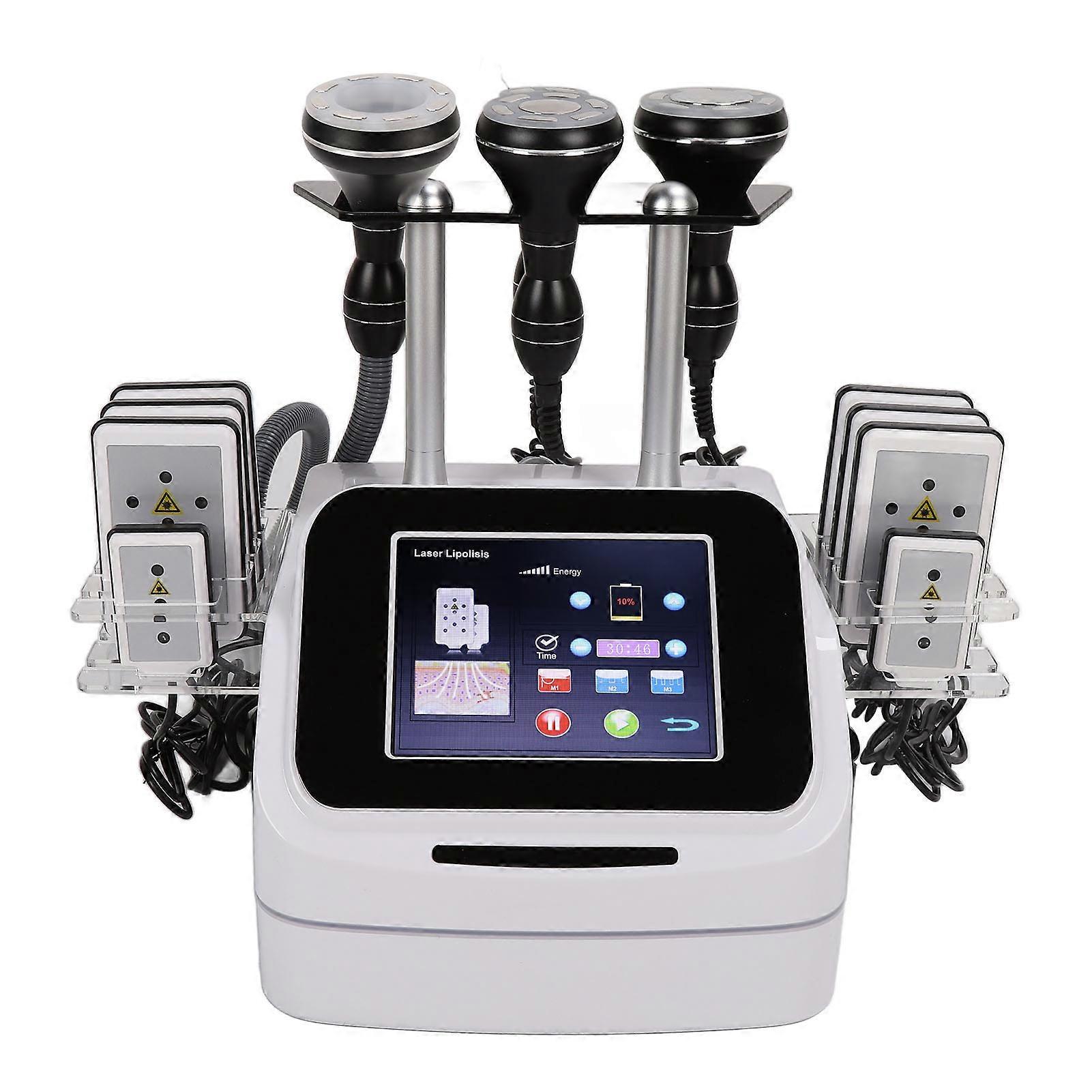RF 40K Ultrasonic Cavitation Massage Device 5 in 1 Reduce Pores Wrinkles Prevent Aging Fat Burning Machine 220V EU Plug