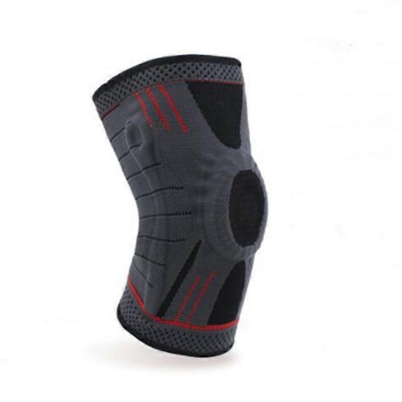 MIMIGO 1PACK Knee Compression Sleeve, Knee Braces for Knee Pain Wraps Patella Stabilizer with Silicone Gel Spring Support, Hinged Kneepads Protector f