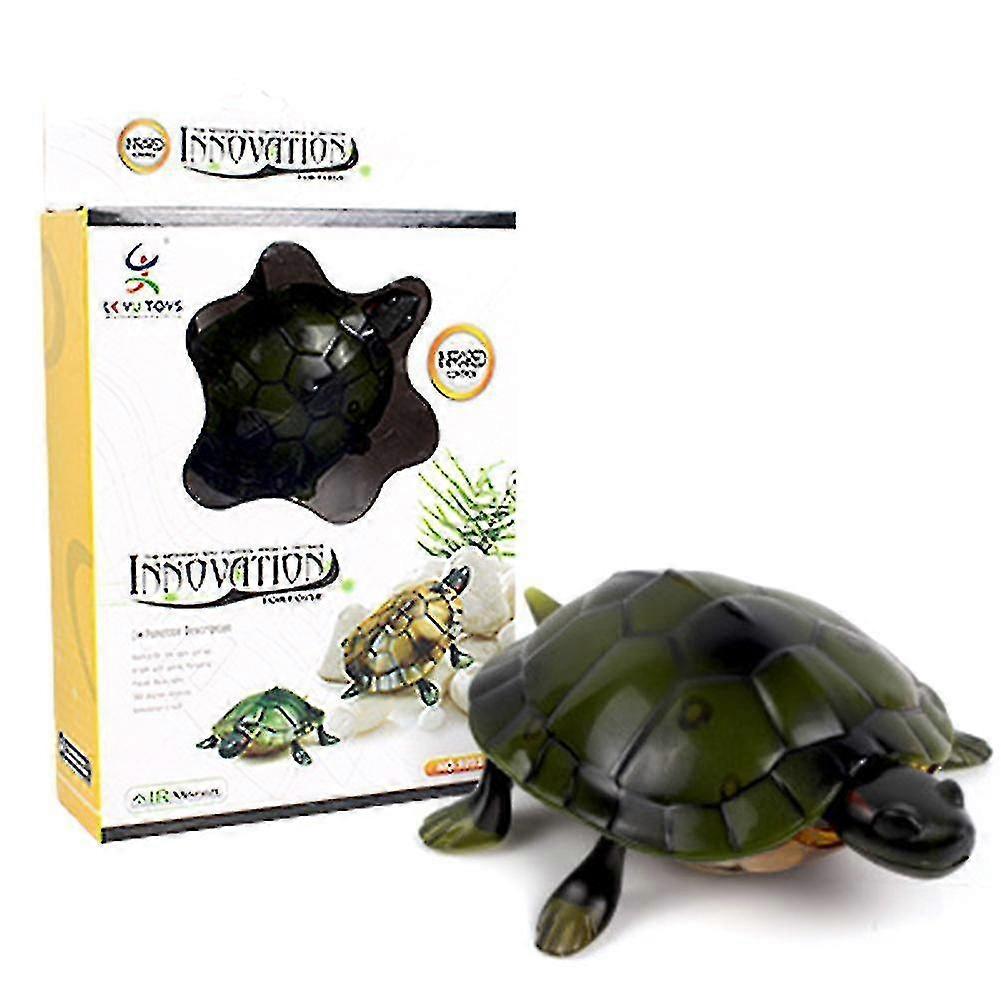 Simulation InfraRed Remote Control Electric Luminous Turtle Robot Kids Toy Gift