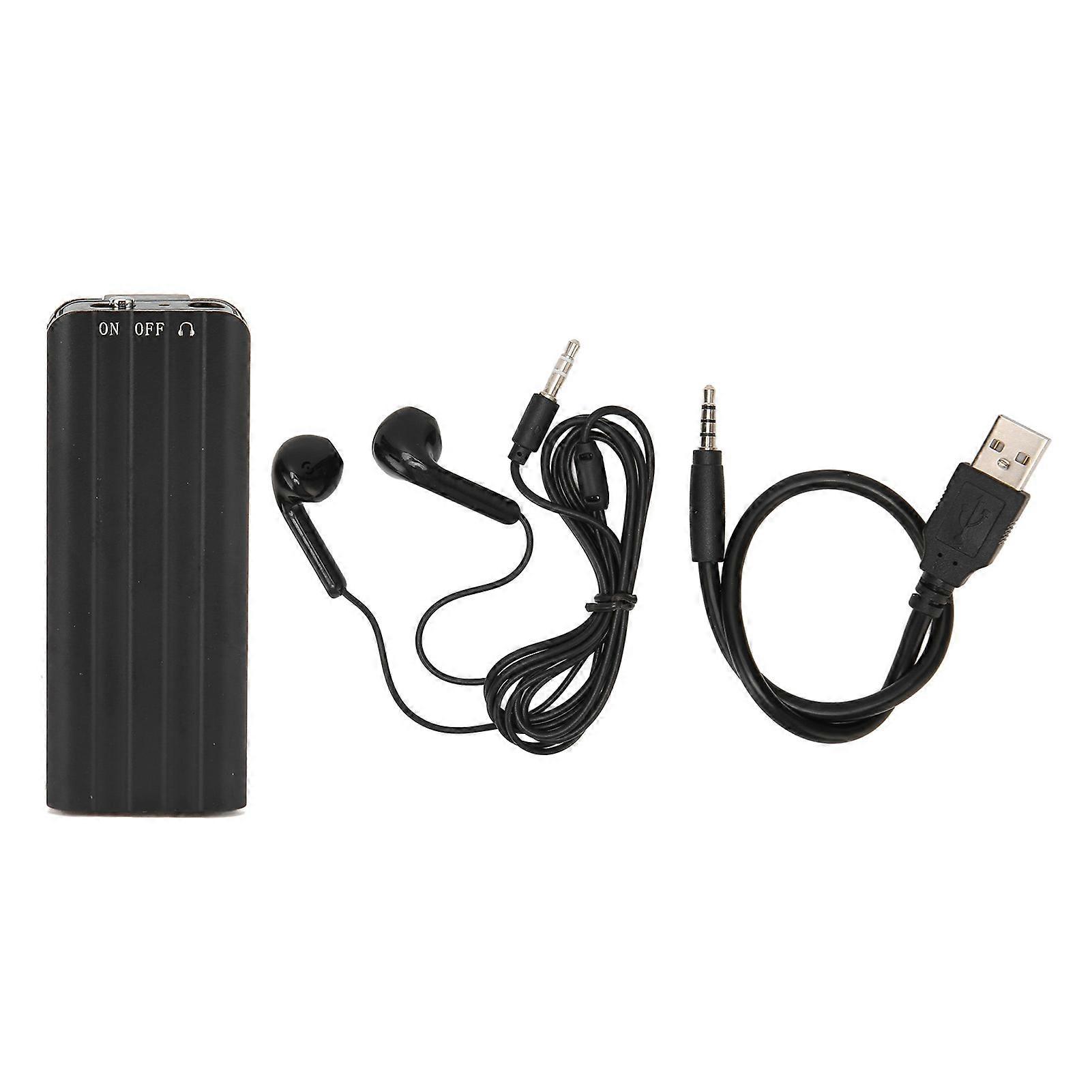 Digital Voice Recorder High Definition Noise Reduction Voice Activated Recorder Mini Portable Sound Recording Device 8G