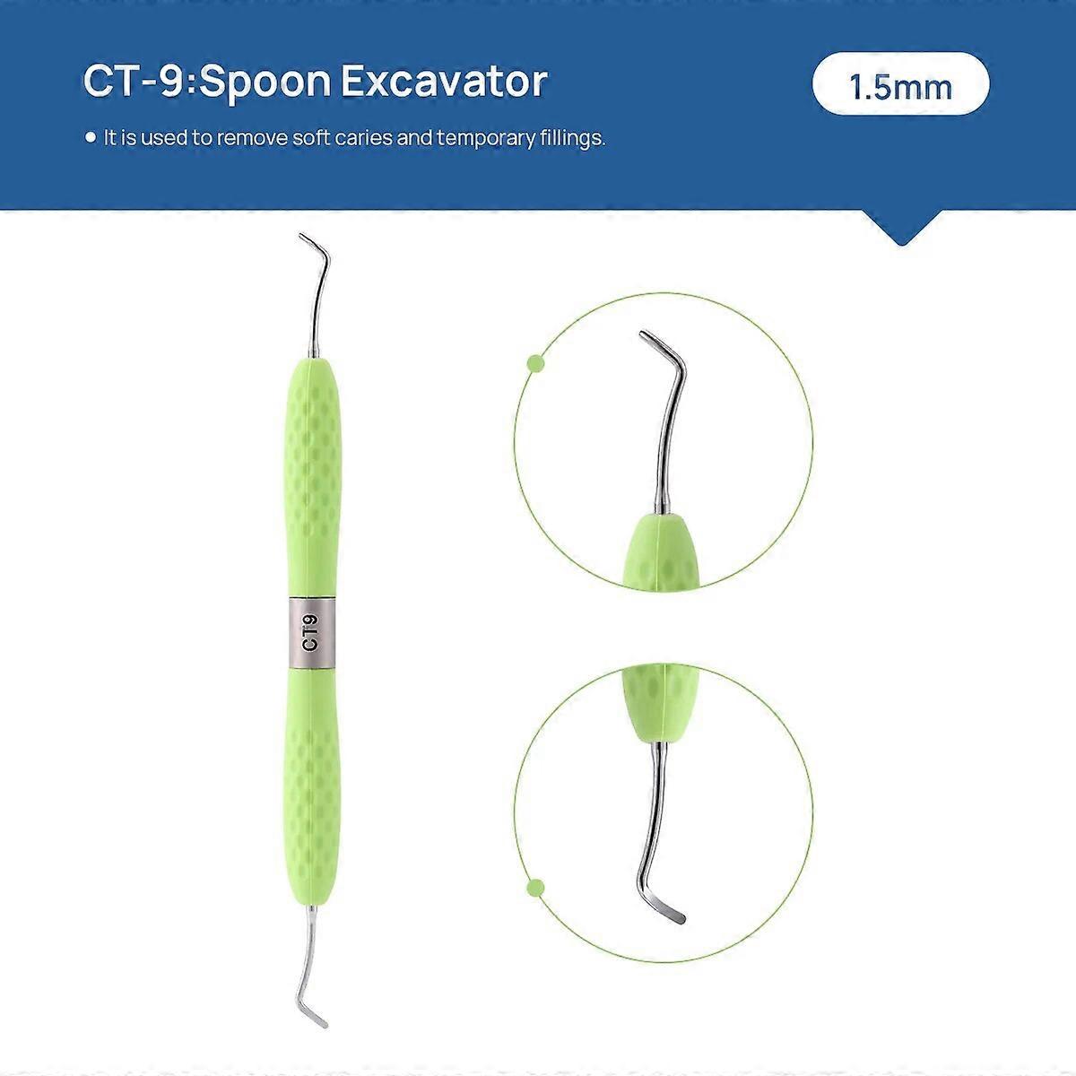 Dental Restoration Instruments Enamel Chisel Tool Spoon Excavator Gingival Margin Trimmer Cord Packer Repair Probe Dental Tool