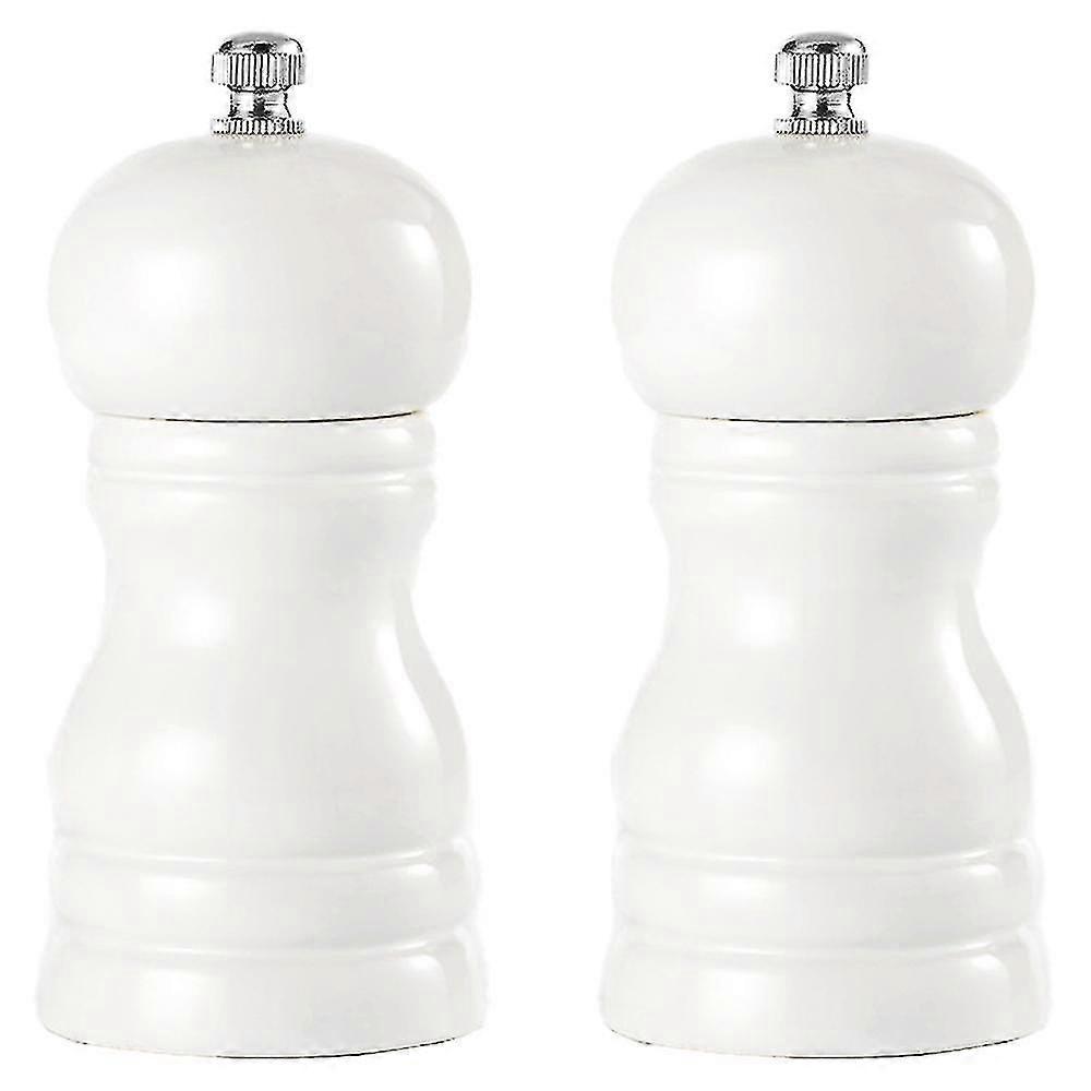 Massivholz Pfeffer Grinder Manuelle Pfeffermühle Gewürzflasche Pfeffer Pu Farbe Pfeffer Mühle