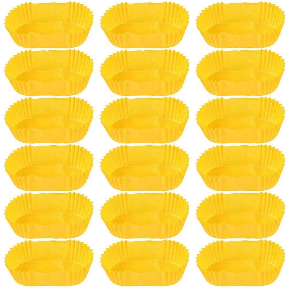 2000pcs Baking Cups Cake Paper Tray Rectangle Shape Paper Cups Baking Supplies