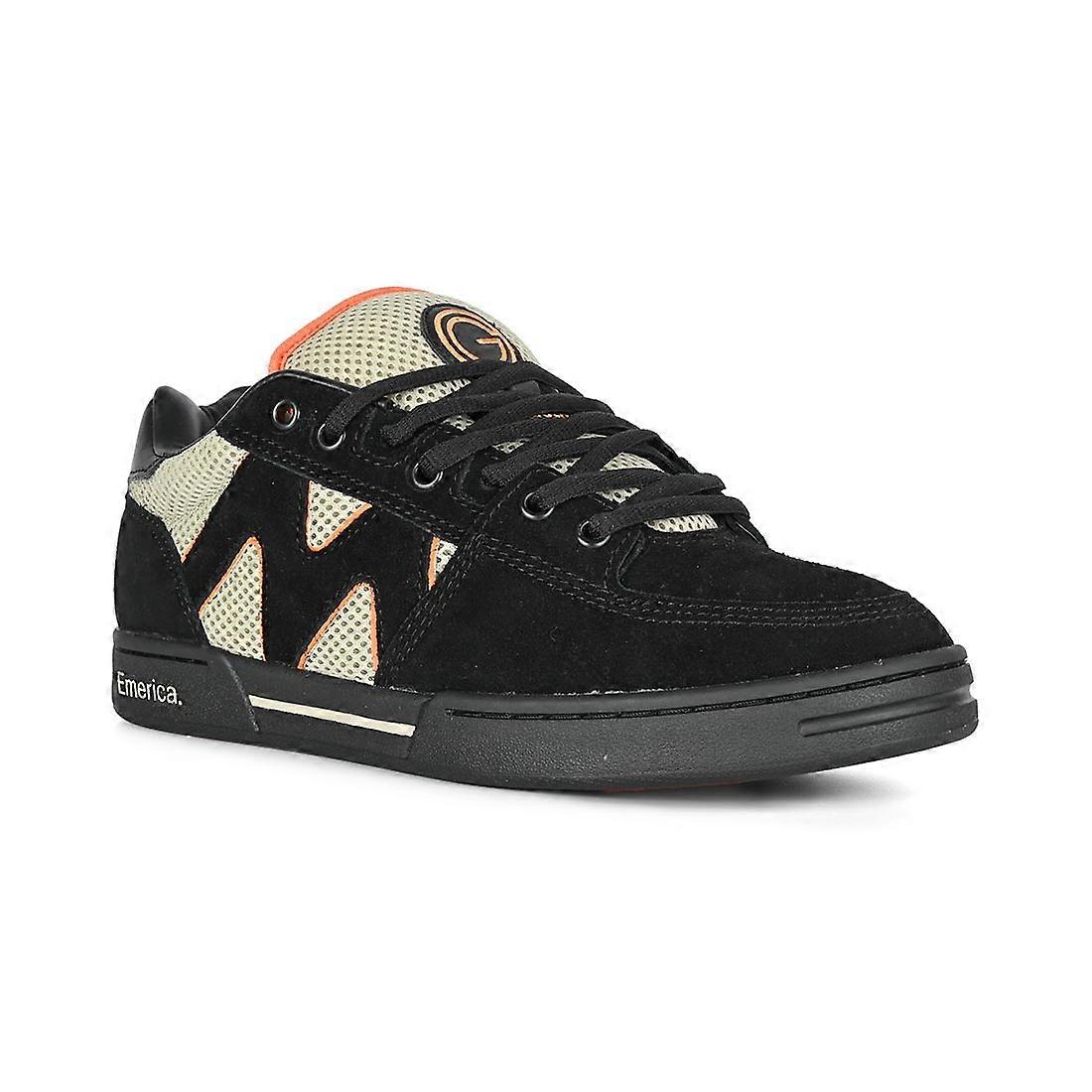 Emerica OG-1 Skateschuhe - Schwarz/Hellbraun/Orange
