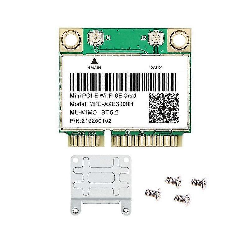 WiFi 6E -AXE3000H Mini PCI-E Wifi karta Bluetooth 5.2 AX210 sieťová karta 802.11AX/AC bezdrôtový adaptér