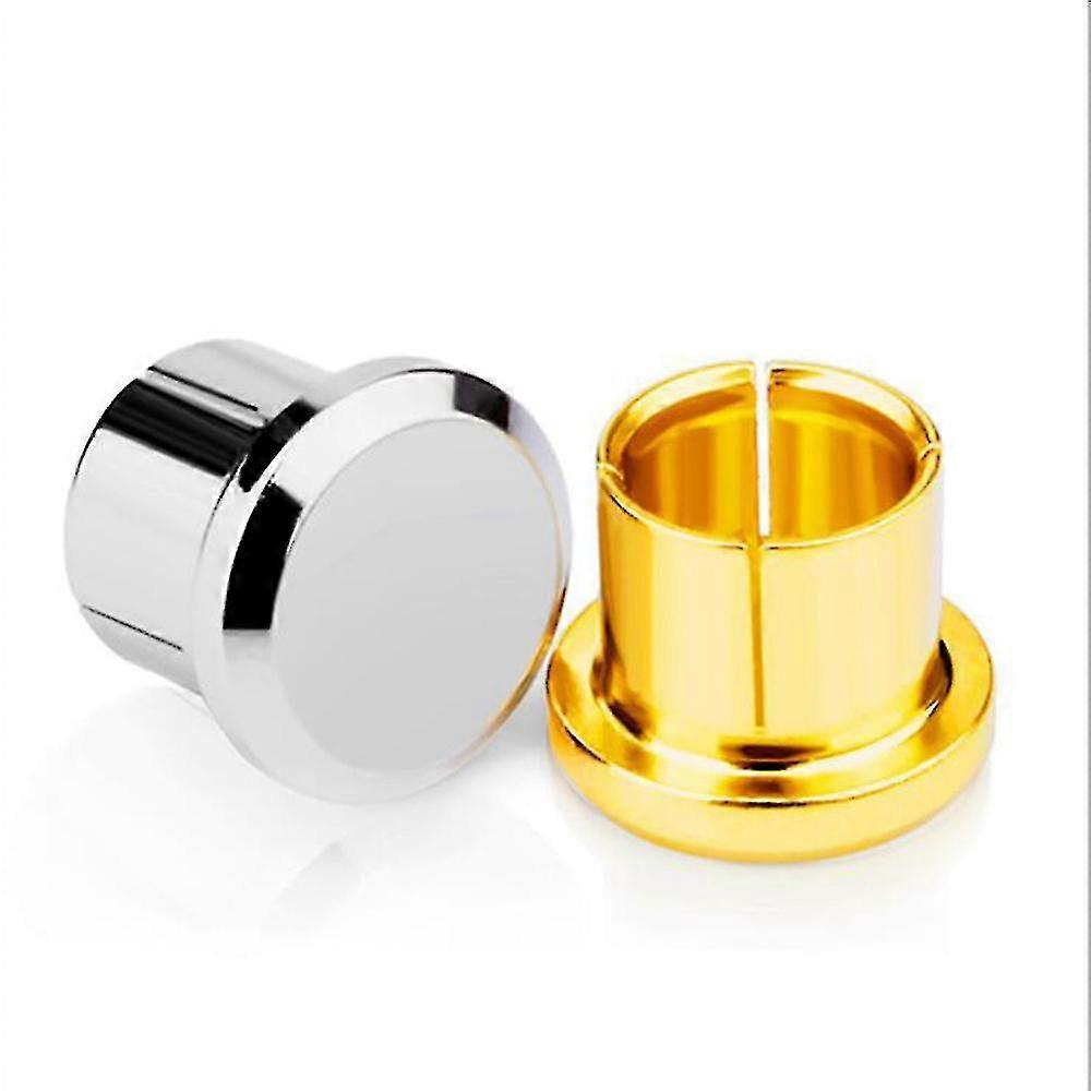 10pcs Gold Plated Short Circuit Socket Phono Connector Rca Shielding Jack Socket Protect Cover Cap