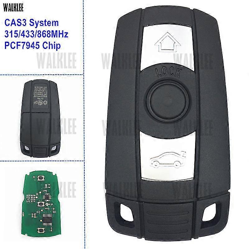 Remote Smart Key Suit For Bmw Cas3 System 1/3/5/7 Series X5 X6 Z4 315lp 315mhz 433mhz 868mhz Optional Pcf7945 Chip