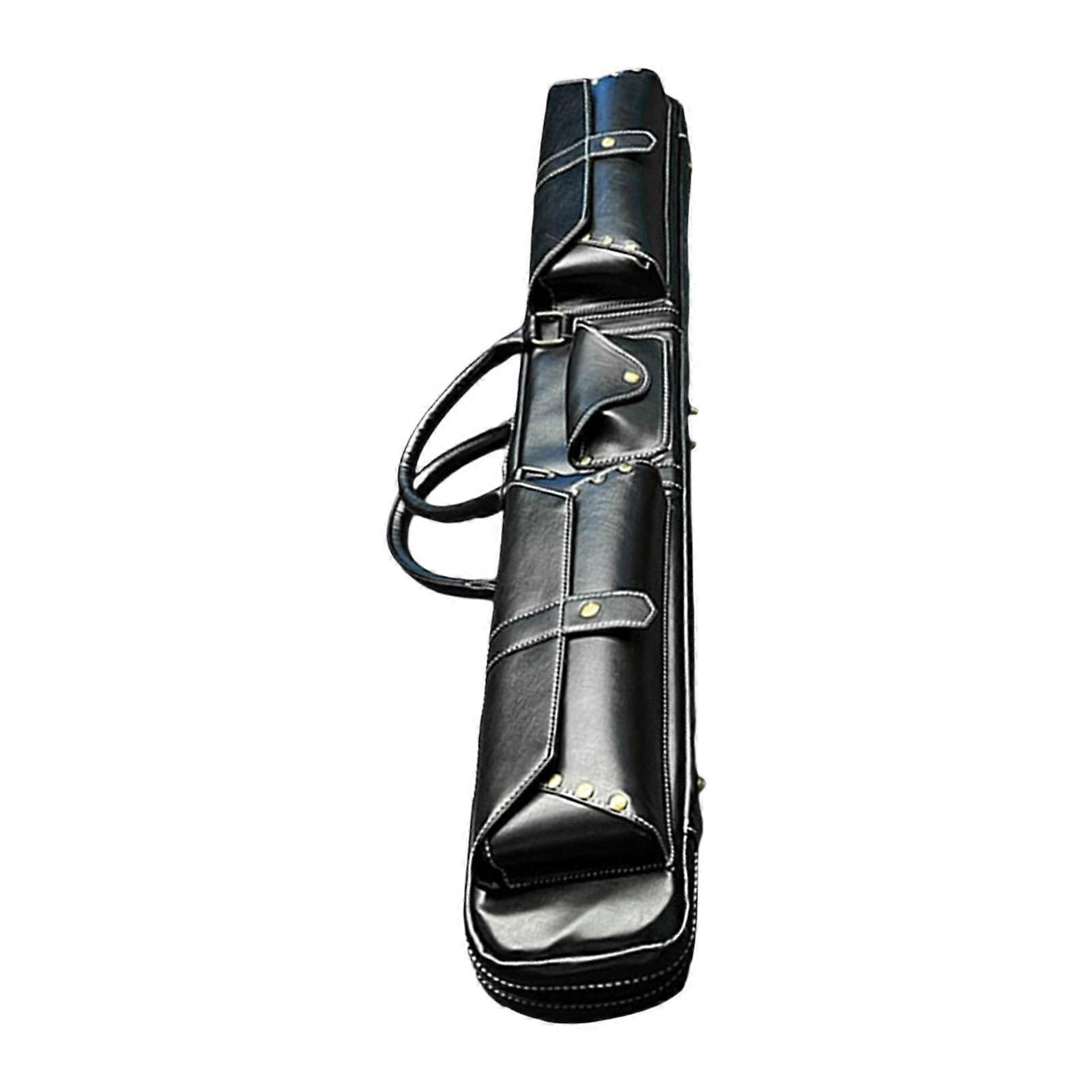 Étui pour queue de billard, étui pour queue de billard, pochette de rangement noire
