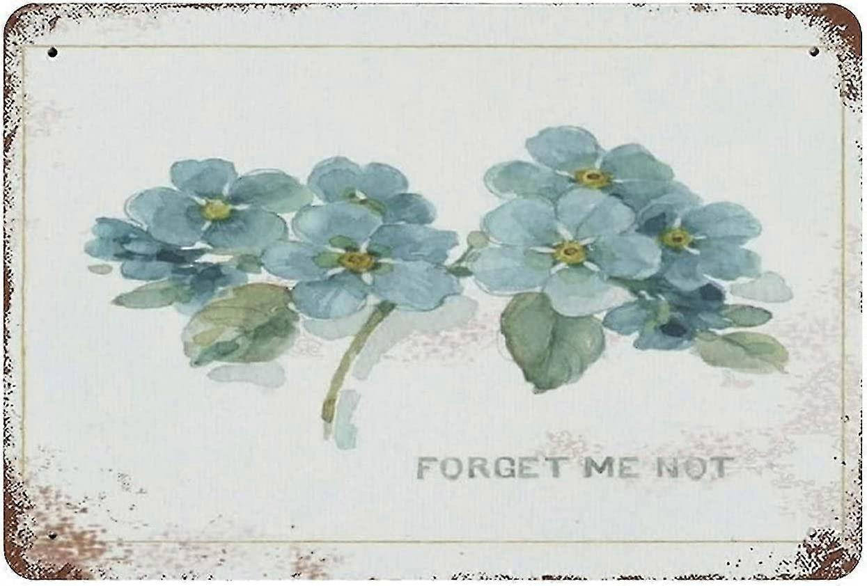 Minha Estufa Não Me Esqueça Sinal de Lata Decoração de Metal 8x12 Polegadas OU 12x16 Polegadas Modo 4700