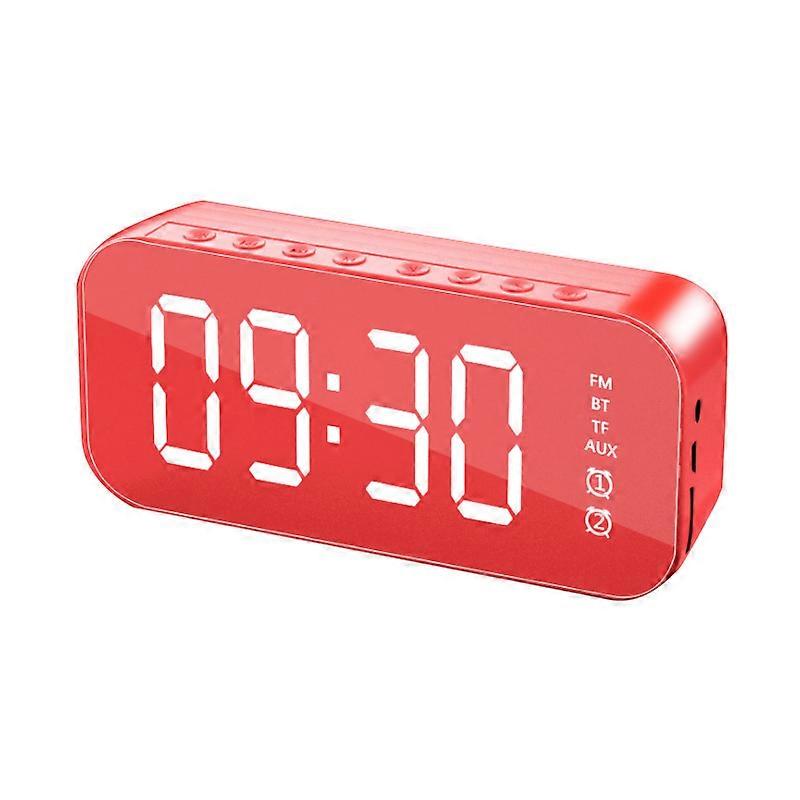 多機能LEDデジタル目覚まし時計、ブルートゥーススピーカー、ベッドサイドデスクトップ発光電子オルゴール