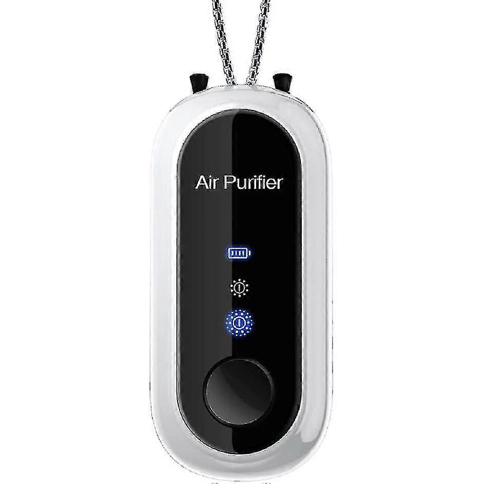 Purificateur d'air portable à collier, 80 à 120 000 000 pièces/cm3, sortie d'anions, 750 mAh, pour usage personnel