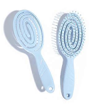 2set 1pcs Organic Detangling Hair Brush for Women, Men & Children - Does not Pull on Hair - Straightening Brushes for Straight, Curly & Wet Hair - Uni