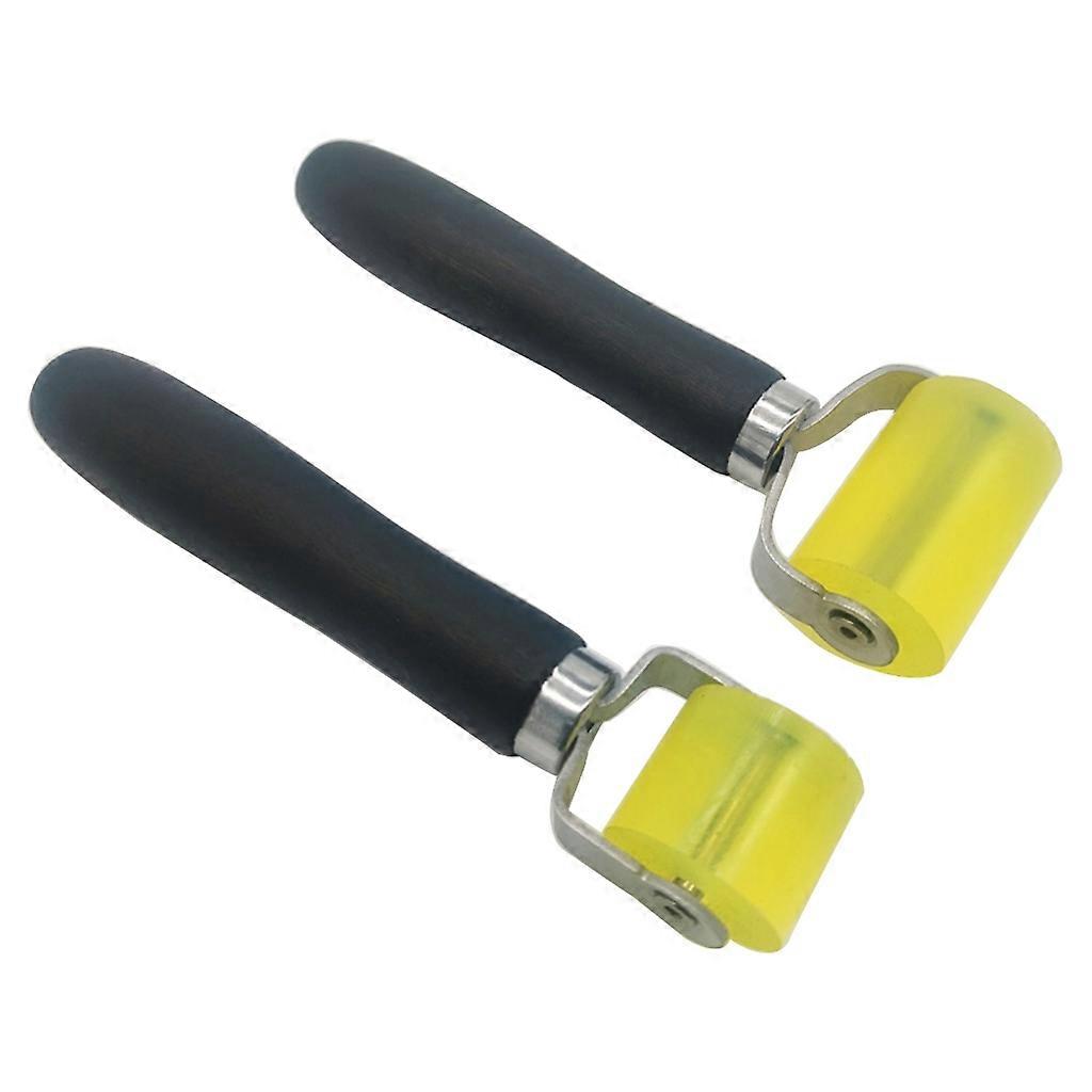 Car Sound Deadening Roller Rubber Installation Tool 2Pcs for Auto Noise Roller Car Sound Deadener Application
