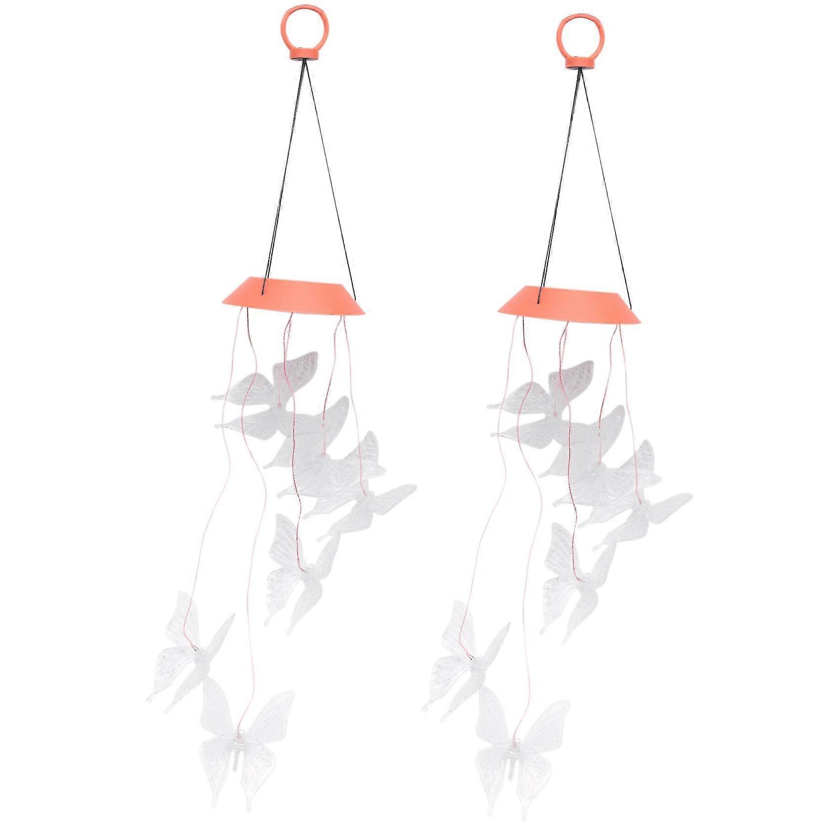 Wind Chime,solar Lights Chimes,butterfly Wind Chimes Led Wind Chime