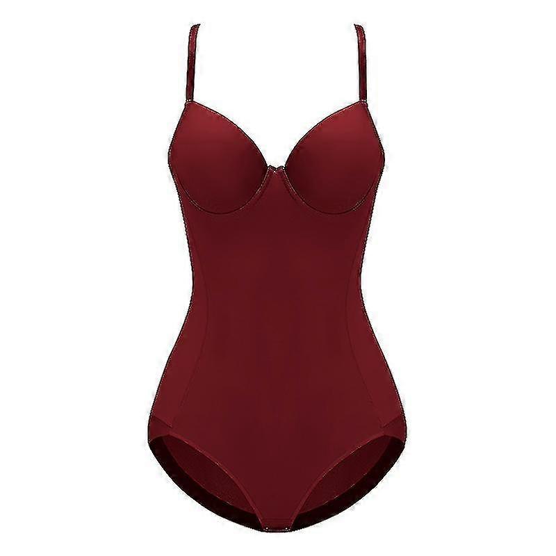 Underwire أبيض بودي سوت النساء المشكلون تمتد بلون حريري الملابس الداخلية ملابس داخلية ملابس داخلية عنابي