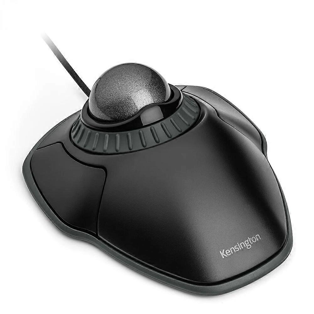 Ratón de bola de seguimiento de ratones con anillo de desplazamiento Ratón USB óptico de 1000 DPI para ordenador, PC, ordenador portátil, accesorios con embalaje K72337 Ratones y trackballs