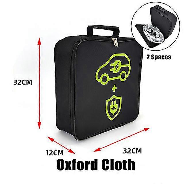 Car Charging Cable Storage Bag Carry Bag For Electric Vehicle Charger Plugs Sockets Jumper Cables Equipment Container Storage