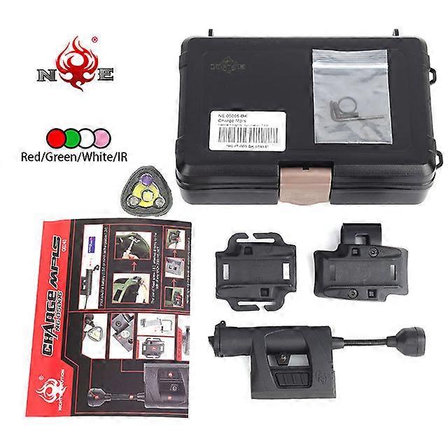 Element Airsoft Tactical Helmet Light Flashlight Green Red IR Laser Lamp Mpls 4 Mode FAST Military Accesories NE05006