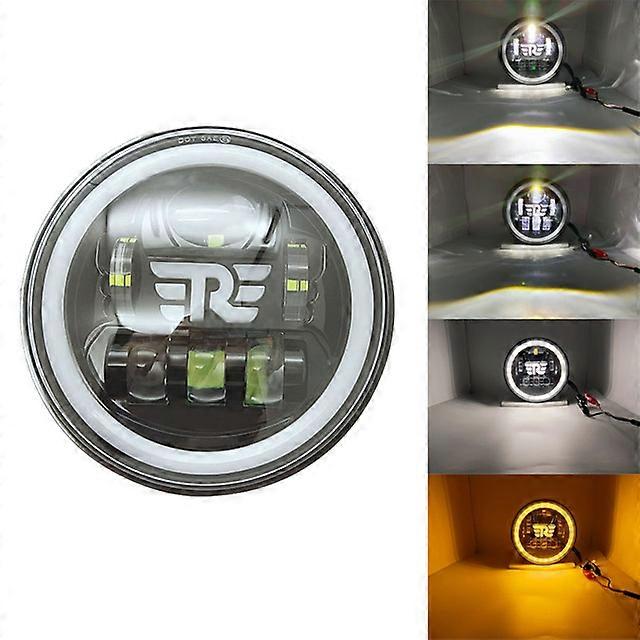 7 ιντσών φώτα LED προβολέων μοτοσικλετών Halo DRL λαμπτήρας για Royal Enfield Ιμαλάια 400 411 650 350 Cafe Racer 7 "προβολέας moto.