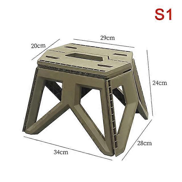 Outdoor Portable Folding Stool High Load-bearing Handle Design Durable Mini Outdoor Chairs Fishing Stool Square Stool Camping Stool