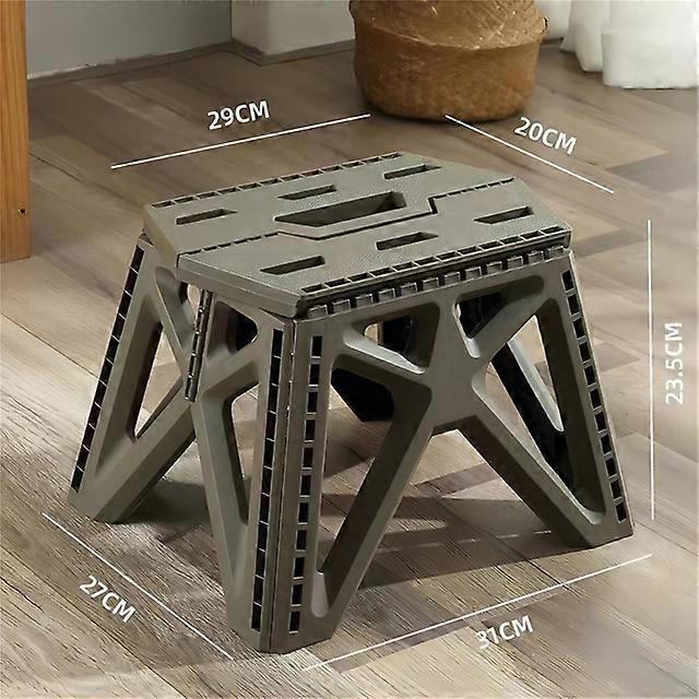Outdoor Portable Folding Stool High Load-bearing Handle Design Durable Mini Outdoor Chairs Fishing Stool Square Stool Maza Camping Stool