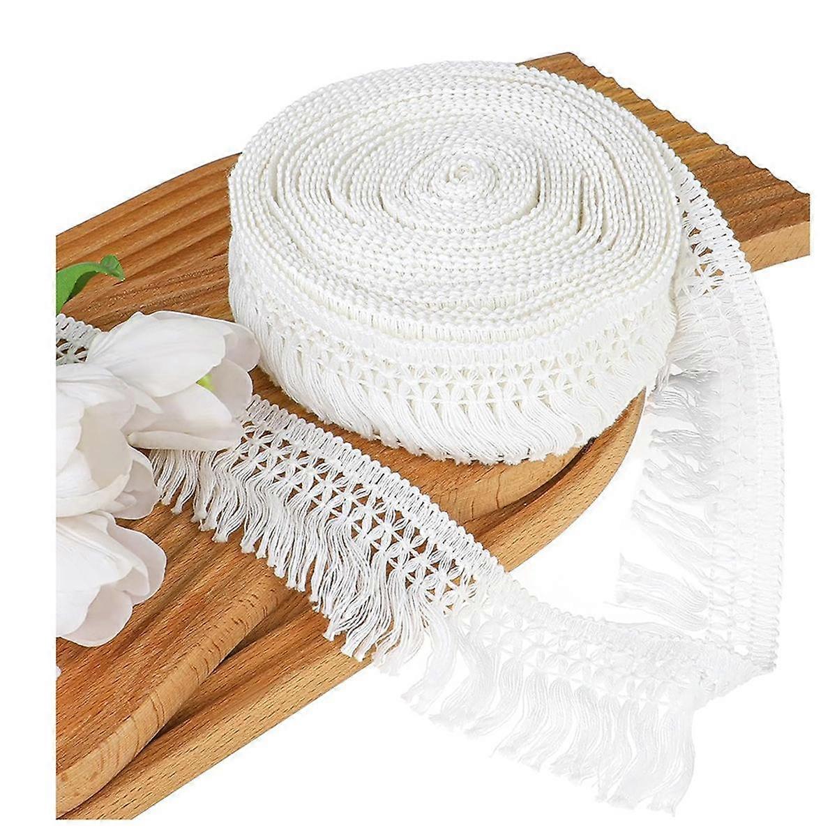 10 Yards 2.3inch Wide Tassel Fringe Trim Sewing Fringe Trim Boho Long Fringe Trim for Clothes Lamp Shade Curtain Crafts