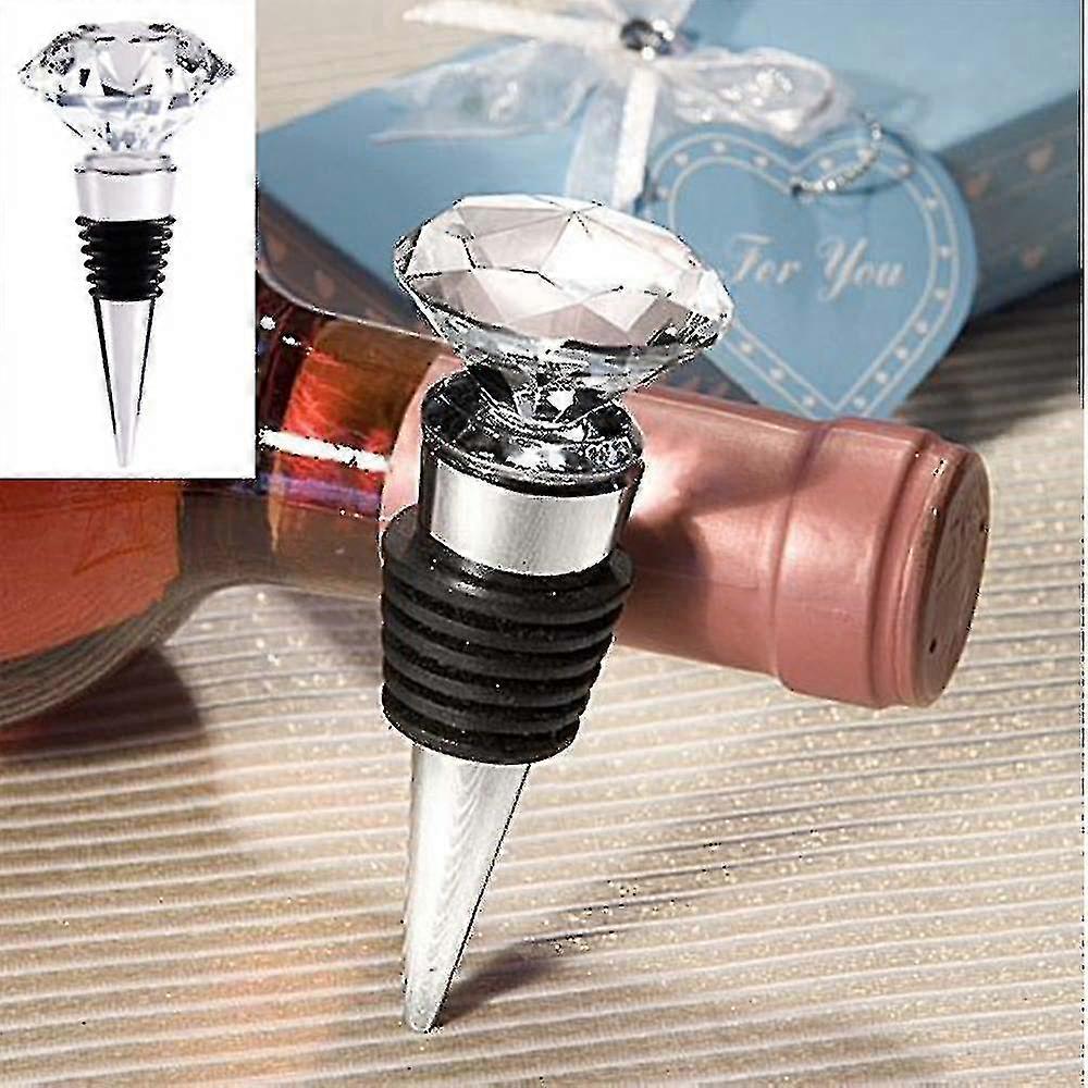 Decorative Crystal Wine And Beverage Bottle Stopper For Wine Banmo
