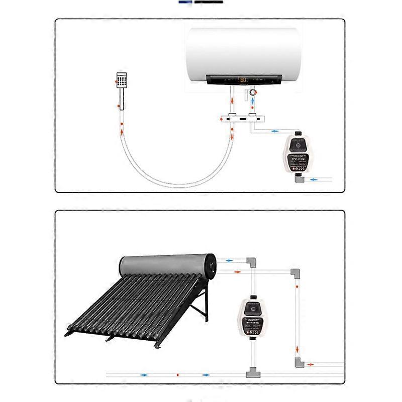 Vandtryksboosterpumpe 100W 24V 25L IP56 intelligent sensing automatisk bruseboosterpumpe-QM