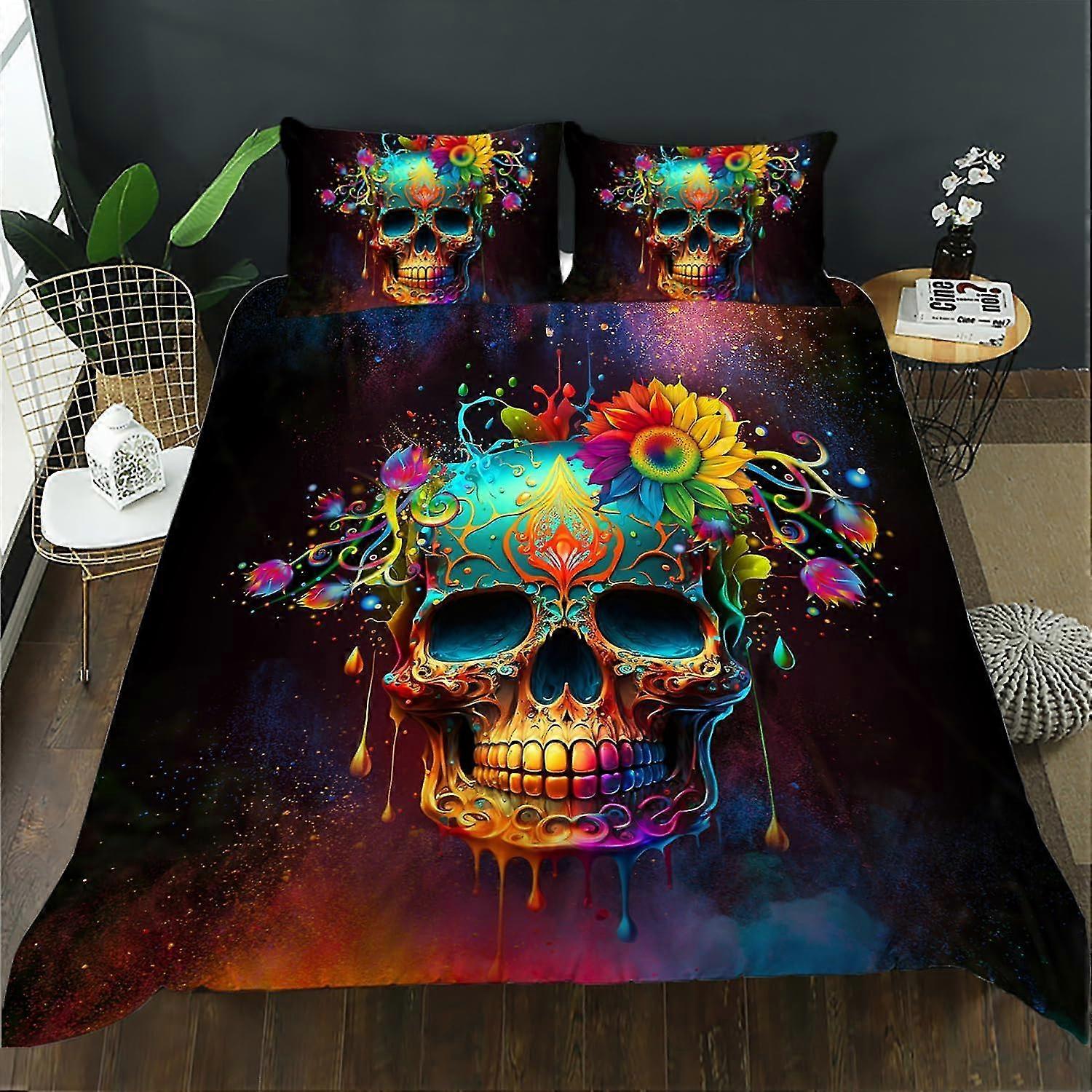 b705 Lençóis Estilo Boho Edredom Capa de Edredom Conjunto de Cama de 3 Peças 1 Capa de Colcha e 2 Fronhas Lençóis gb705