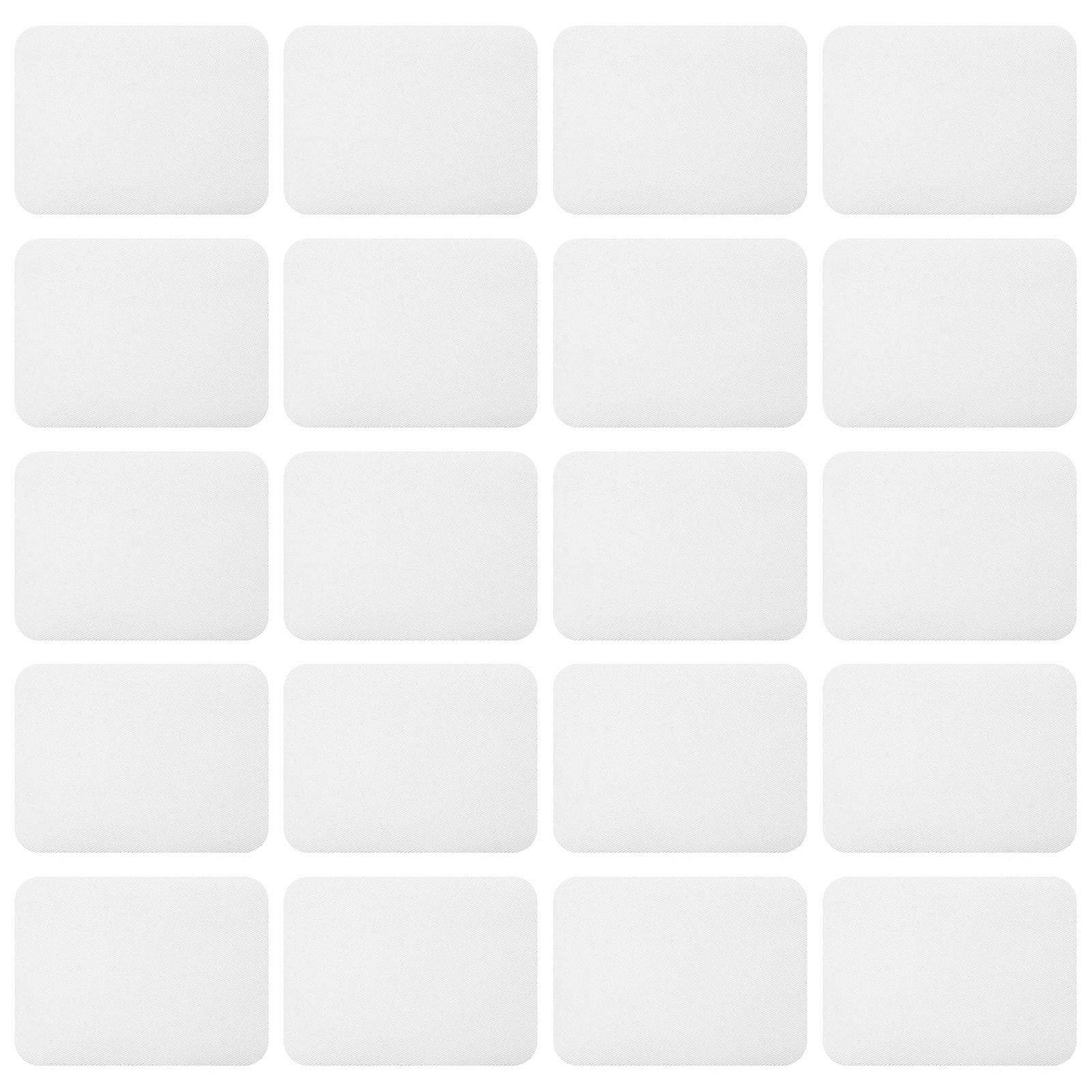 24 Pcs Rectangular Clothes Patches DIY Clothes Stickers Clothes Patches